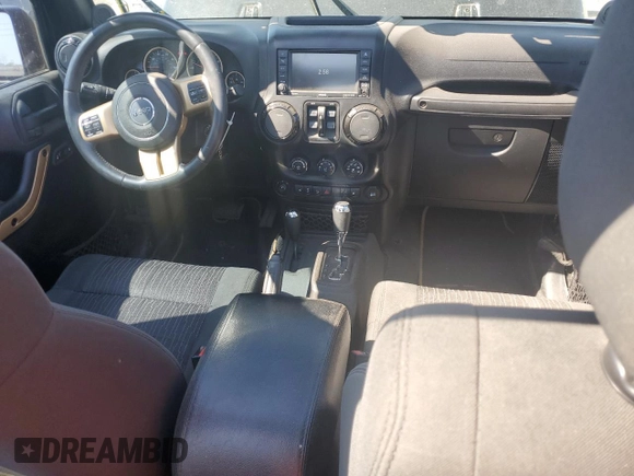 2014 Jeep Wrangler Unlimited Sahara with VIN 1C4BJWEGXEL150119, listed as a Copart auction lot 52378075 with 122,443 mi miles and Salvage Title. Bid and sale history available at carsss.com. Image 8.
