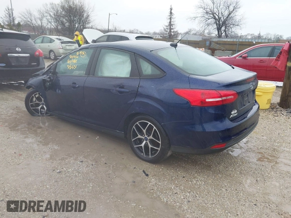 2017 Ford Focus SEL with VIN 1FADP3H29HL312631, listed as a IAAI auction lot 41226591 with 133,814 mi miles. Bid and sale history available at carsss.com. Image 3.