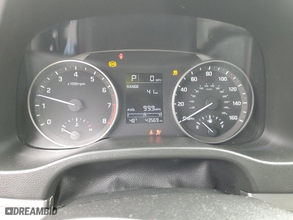 2018 Hyundai Elantra SE with VIN 5NPD74LF8JH317811, listed as a Copart auction lot 50036305 with 43,569 mi miles and Salvage Title. Bid and sale history available at carsss.com. Image 9.