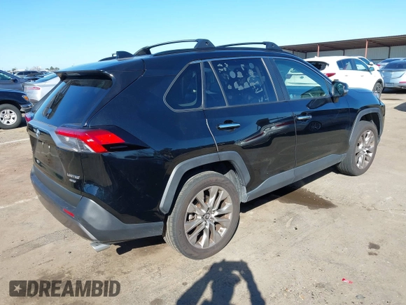 2019 Toyota RAV4 Limited with VIN JTMN1RFV5KD506624, listed as a IAAI auction lot 41657432 with 93,416 mi miles. Bid and sale history available at carsss.com. Image 4.