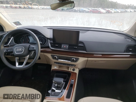 2022 Audi Q5 S line Premium with VIN WA1GAAFY9N2071105, listed as a Copart auction lot 73040122 with 21,502 mi miles and . Bid and sale history available at DreamBid. Image 8.