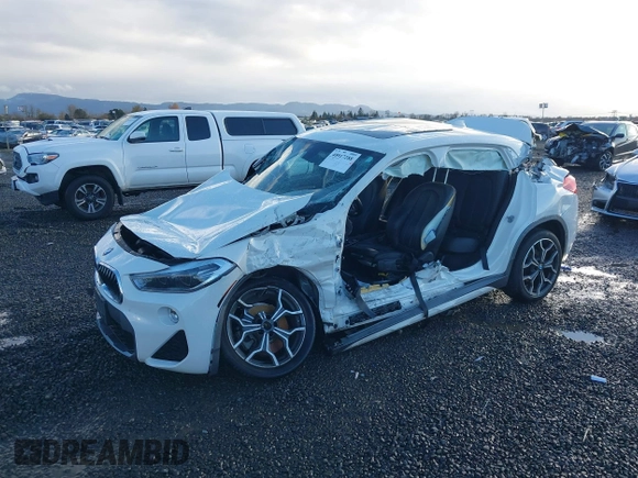 2018 BMW X2 xDrive28i with VIN WBXYJ5C31JEF78928, listed as a IAAI auction lot 40917288 with Not Provided miles. Bid and sale history available at carsss.com. Image 2.