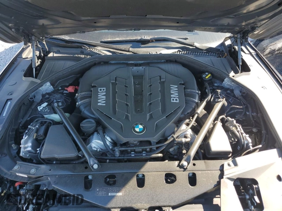 2015 BMW 7 Series 750Li with VIN WBAYE8C51FD781006, listed as a Copart auction lot 48202715 with 50,601 mi miles and Salvage Title. Bid and sale history available at carsss.com. Image 11.