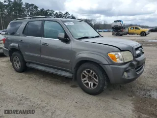 2005 Toyota Sequoia SR5 with VIN 5TDZT34AX5S246741, listed as a Copart auction lot 47055335 with 364,427 mi miles and Salvage Title. Bid and sale history available at carsss.com. Image 4.