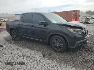 2019 Honda Ridgeline Sport with VIN 5FPYK2F10KB007325, listed as a Copart auction lot 46950225 with 222,925 mi miles and Salvage title. Bid and sale history available at DreamBid. Image 4.