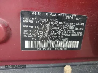 2011 Subaru Forester 2.5X Limited with VIN JF2SHAECXBH742504, listed as a Copart auction lot 51526075 with 135,095 mi miles and Salvage Title. Bid and sale history available at carsss.com. Image 13.
