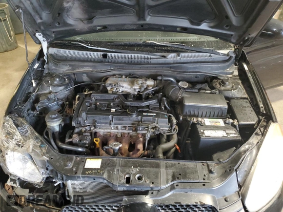 2010 Hyundai Accent SE with VIN KMHCN3AC8AU181637, listed as a Copart auction lot 63095135 with 195,945 mi miles and Salvage title. Bid and sale history available at DreamBid. Image 11.