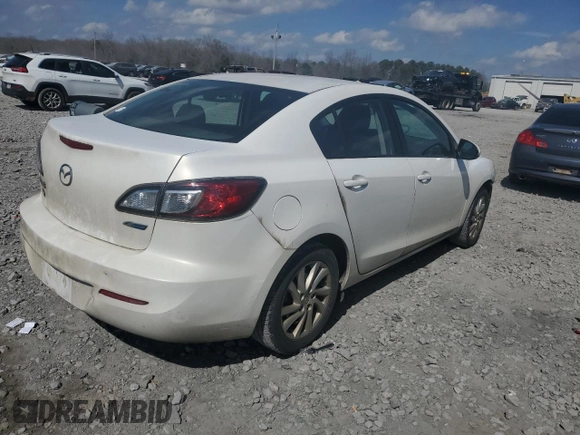 2012 Mazda 3 i Touring with VIN JM1BL1V77C1595584, listed as a Copart auction lot 47190735 with 138,987 mi miles and Salvage Title. Bid and sale history available at DreamBid. Image 3.