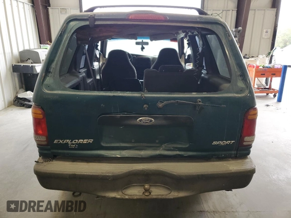 1998 Ford Explorer Sport with VIN 1FMYU22X4WUB36948, listed as a Copart auction lot 76699374 with 266,977 mi miles and Salvage title. Bid and sale history available at DreamBid. Image 6.