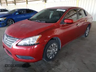 2014 Nissan Sentra S with VIN 3N1AB7APXEY326827, listed as a Copart auction lot 54263265 with 106,467 mi miles and Salvage Title. Bid and sale history available at DreamBid. Image 1.