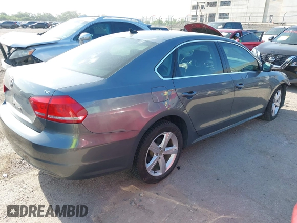2014 Volkswagen Passat Wolfsburg Edition with VIN 1VWAS7A37EC044810, listed as a IAAI auction lot 42548651 with 166,672 mi miles and . Bid and sale history available at DreamBid. Image 4.
