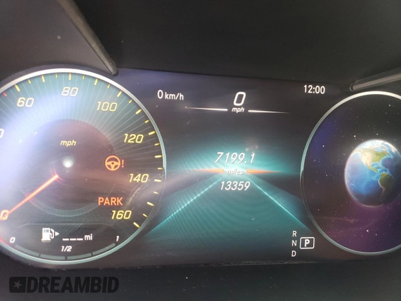 2023 Mercedes-Benz C 300 z VIN W1KWK8EB1PG116635, wystawiony jako Copart lot #59712395 z przebiegiem 13 359 mil mil oraz Szkoda całkowita • Salvage title. Historia ofert i sprzedaży dostępna na DreamBid. Obrazek 9.
