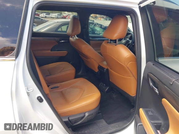 2023 Toyota Highlander L with VIN 5TDKDRAH3PS044054, listed as a IAAI auction lot 42464813 with 38,681 mi miles and . Bid and sale history available at DreamBid. Image 8.