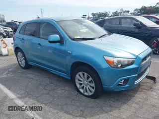 2011 Mitsubishi Outlander Sport SE with VIN JA4AR4AU8BZ024607, listed as a IAAI auction lot 41758810 with 114,527 mi miles. Bid and sale history available at carsss.com. Image 1.