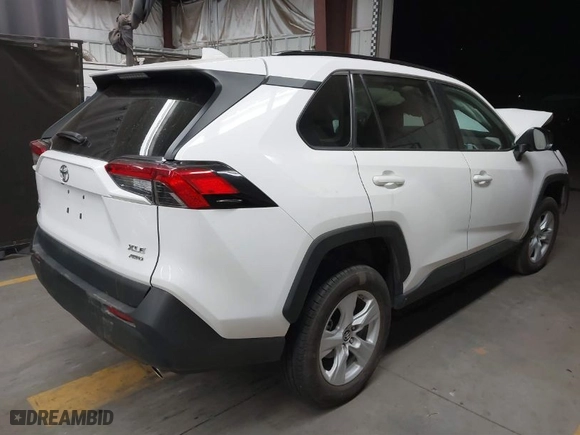 2019 Toyota RAV4 XLE with VIN 2T3P1RFV6KW076419, listed as a IAAI auction lot 41241281 with 25,849 mi miles. Bid and sale history available at carsss.com. Image 4.