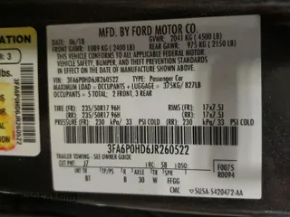 2018 Ford Fusion SE z VIN 3FA6P0HD6JR260522, wystawiony jako Copart lot #54382215 z przebiegiem 151 611 mil mil oraz Szkoda całkowita • Salvage title. Historia ofert i sprzedaży dostępna na DreamBid. Obrazek 12.