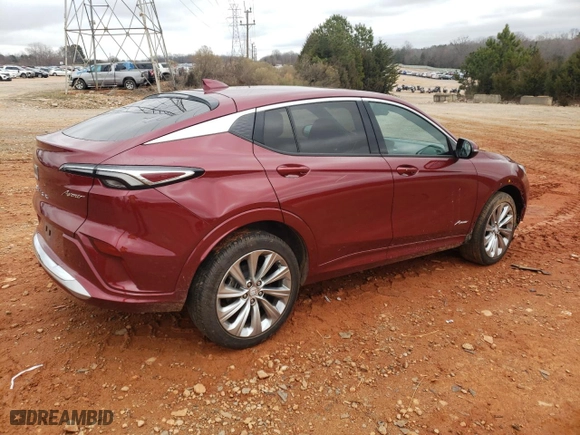 2024 Buick Envista Avenir with VIN KL47LCE22RB044739, listed as a Copart auction lot 44527265 with 23,529 mi miles and Salvage Title. Bid and sale history available at carsss.com. Image 3.