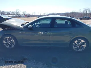 2025 Audi A4 S line Premium Plus with VIN WAUEAAF48SN000964, listed as a IAAI auction lot 41758244 with 9,912 mi miles and . Bid and sale history available at DreamBid. Image 15.