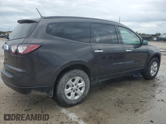 2017 Chevrolet Traverse LS z VIN 1GNKRFED8HJ156393, wystawiony jako Copart lot #56625875 z przebiegiem 92 125 mil mil oraz Szkoda całkowita • Salvage title. Historia ofert i sprzedaży dostępna na DreamBid. Obrazek 3.