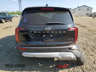 2021 Kia Telluride LX with VIN 5XYP24HC6MG127592, listed as a Copart auction lot 55353825 with 43,115 mi miles and Salvage title. Bid and sale history available at DreamBid. Image 6.