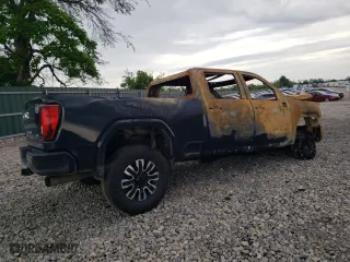2021 GMC Sierra 2500HD AT4 with VIN 1GT49PEY3MF130131, listed as a Copart auction lot 60839854 with 0 mi miles and Non Repairable. Bid and sale history available at carsss.com. Image 3.