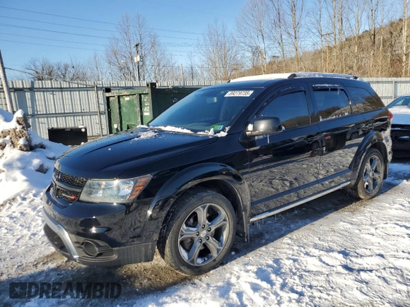 2016 Dodge Journey Crossroad Plus with VIN 3C4PDDGG5GT221507, listed as a Copart auction lot 89279735 with 89,808 mi miles and Salvage title. Bid and sale history available at DreamBid. Image 1.