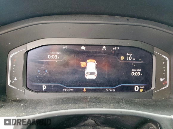 2020 Volkswagen Atlas SEL with VIN 1V2ME2CA2LC214945, listed as a Copart auction lot 50502795 with 79,757 mi miles and Clean title. Bid and sale history available at DreamBid. Image 9.