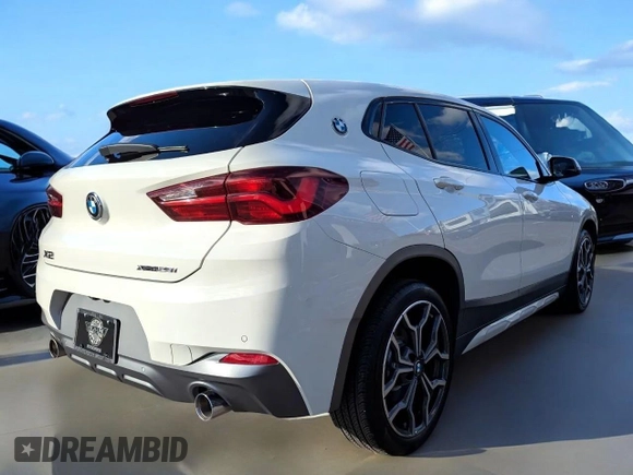2022 BMW X2 xDrive28i with VIN WBXYJ1C07N5U5445X, listed as a Copart auction lot 49525655 with 34,442 mi miles and Clean Title. Bid and sale history available at carsss.com. Image 4.