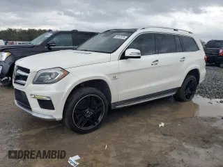 2015 Mercedes-Benz GL-Class GL 63 AMG with VIN 4JGDF7EE6FA450618, listed as a Copart auction lot 46847075 with 146,557 mi miles and Clean Title. Bid and sale history available at carsss.com. Image 1.