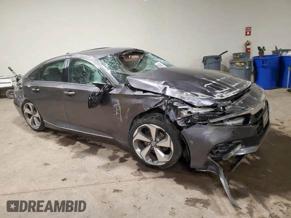 2019 Honda Accord Touring with VIN 1HGCV2F9XKA016690, listed as a Copart auction lot 59910805 with Not provided miles and Salvage title. Bid and sale history available at DreamBid. Image 4.