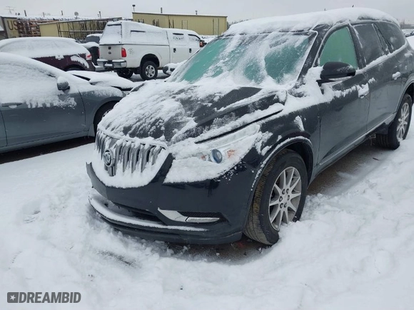 2017 Buick Enclave Convenience with VIN 5GAKRAKD3HJ270867, listed as a IAAI auction lot 41569881 with 1 miles. Bid and sale history available at carsss.com. Image 2.