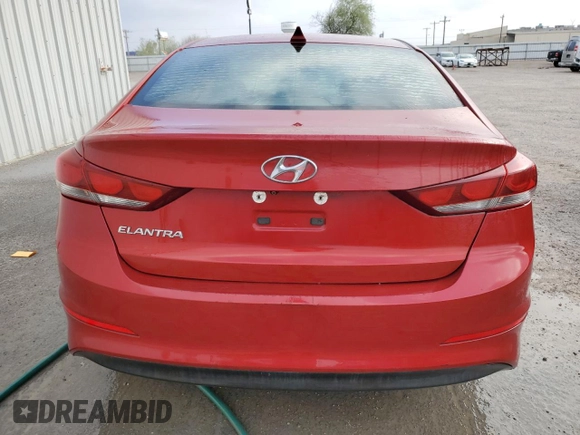 2018 Hyundai Elantra GL with VIN KMHD84LF5JU451092, listed as a Copart auction lot 46946555 with 104,815 mi miles and Clean Title. Bid and sale history available at DreamBid. Image 6.