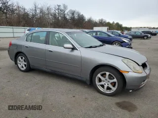 2004 Infiniti G35 w/Leather z VIN JNKCV51F04M715114, wystawiony jako Copart lot #45109415 z przebiegiem 244 446 mil mil oraz Szkoda całkowita • Salvage title. Historia ofert i sprzedaży dostępna na DreamBid. Obrazek 4.