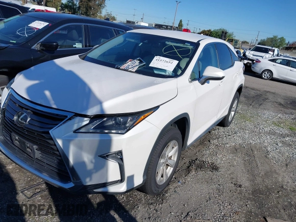 2017 Lexus RX 350 with VIN 2T2ZZMCA9HC047453, listed as a IAAI auction lot 41572652 with 101,005 mi miles and . Bid and sale history available at DreamBid. Image 2.