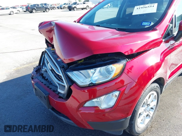 2021 Ford EcoSport SE with VIN MAJ3S2GE0MC456479, listed as a IAAI auction lot 41956554 with 38,369 mi miles and . Bid and sale history available at DreamBid. Image 18.