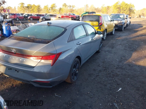 2022 Hyundai Elantra SEL with VIN KMHLS4AG9NU288770, listed as a IAAI auction lot 41688502 with 19,022 mi miles and . Bid and sale history available at DreamBid. Image 4.