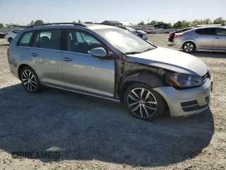 2016 Volkswagen Golf SportWagen TSI S with VIN 3VWC17AU5GM519943, listed as a Copart auction lot 53164944 with 226,900 mi miles and Clean Title. Bid and sale history available at carsss.com. Image 4.