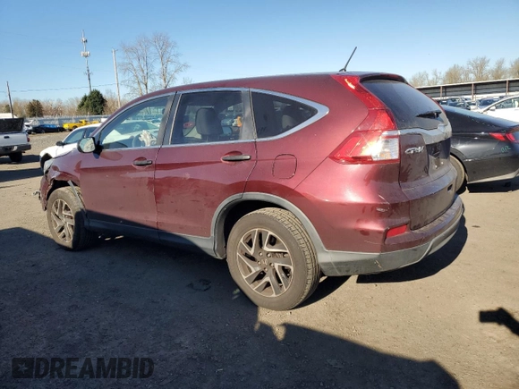 2016 Honda CR-V SE with VIN 2HKRM4H47GH651813, listed as a Copart auction lot 42036765 with 175,284 mi miles and Salvage Title. Bid and sale history available at carsss.com. Image 2.