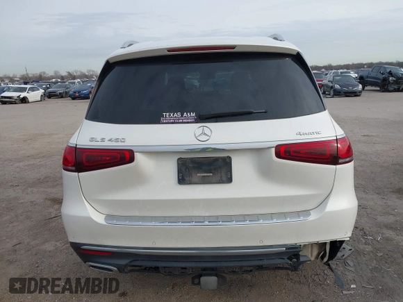 2020 Mercedes-Benz GLS with VIN 4JGFF5KE8LA050072, listed as a IAAI auction lot 41689696 with 66,877 mi miles. Bid and sale history available at carsss.com. Image 16.