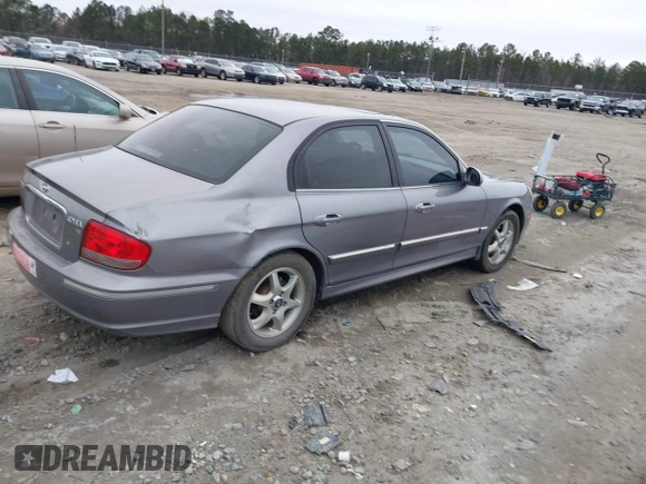 2005 Hyundai Sonata GLS with VIN KMHWF35H05A181798, listed as a IAAI auction lot 41366863 with 129,290 mi miles. Bid and sale history available at carsss.com. Image 4.