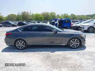 2018 Genesis G80 3.8L z VIN KMHGN4JE9JU265510, wystawiony jako IAAI lot #41985721 z przebiegiem 188 236 mil mil oraz . Historia ofert i sprzedaży dostępna na DreamBid. Obrazek 13.