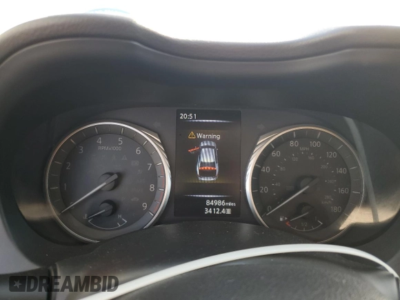 2019 Infiniti Q50 3.0t LUXE with VIN JN1EV7AP4KM518719, listed as a Copart auction lot 52397195 with 84,986 mi miles and Non Repairable. Bid and sale history available at carsss.com. Image 9.