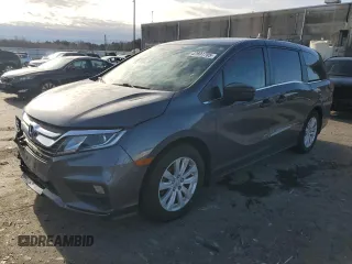 2019 Honda Odyssey LX with VIN 5FNRL6H25KB137852, listed as a Copart auction lot 47697705 with 73,529 mi miles and Salvage Title. Bid and sale history available at DreamBid. Image 1.