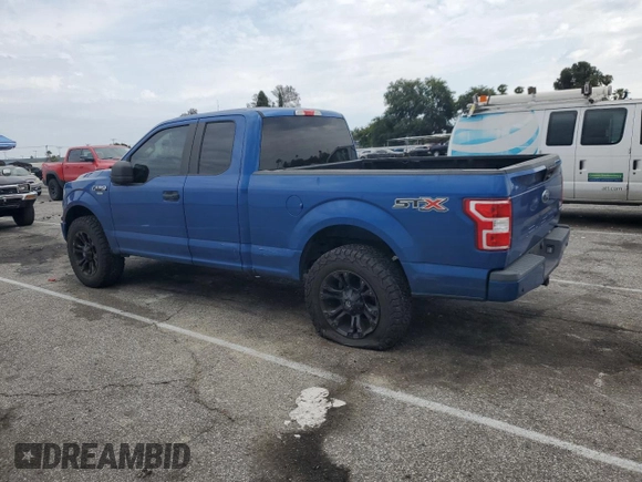 2018 Ford F-150 XL with VIN 1FTEX1CP9JKC83813, listed as a Copart auction lot 59342735 with 63,106 mi miles and Salvage title. Bid and sale history available at DreamBid. Image 2.