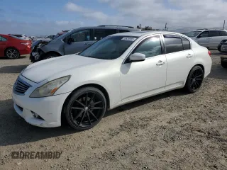 2012 Infiniti G37 Sedan Journey with VIN JN1CV6AP6CM624429, listed as a Copart auction lot 53835985 with 166,049 mi miles and Salvage Title. Bid and sale history available at carsss.com. Image 1.