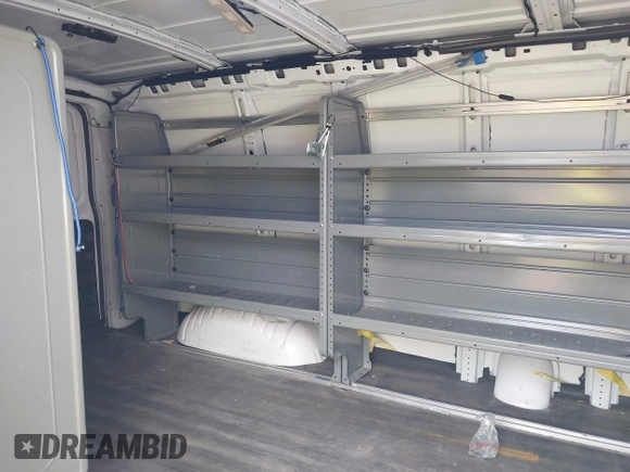 2018 Chevrolet Express Cargo with VIN 1GCWGAFP0J1342902, listed as a IAAI auction lot 42055292 with 98,297 mi miles and . Bid and sale history available at DreamBid. Image 7.