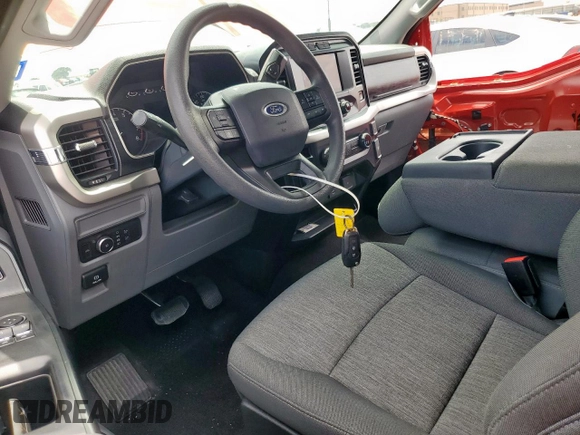 2021 Ford F-150 XL with VIN 1FTMF1CB1MKE96164, listed as a Copart auction lot 59530755 with Not provided miles and Salvage title. Bid and sale history available at DreamBid. Image 8.