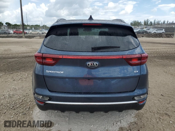 2022 Kia Sportage EX with VIN KNDPN3AC1N7995154, listed as a Copart auction lot 61597465 with 63,626 mi miles and Non repairable. Bid and sale history available at DreamBid. Image 6.