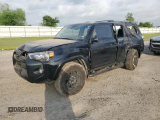 2021 Toyota 4Runner SR5 Premium with VIN JTEFU5JR9M5242217, listed as a Copart auction lot 55130635 with 97,401 mi miles and Salvage title. Bid and sale history available at DreamBid. Image 1.