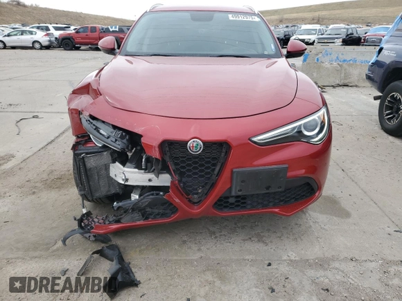 2019 Alfa Romeo Stelvio Ti Sport z VIN ZASPAKBN4K7C54604, wystawiony jako Copart lot #49912975 z przebiegiem 40 301 mil mil oraz Szkoda całkowita • Salvage title. Historia ofert i sprzedaży dostępna na DreamBid. Obrazek 5.
